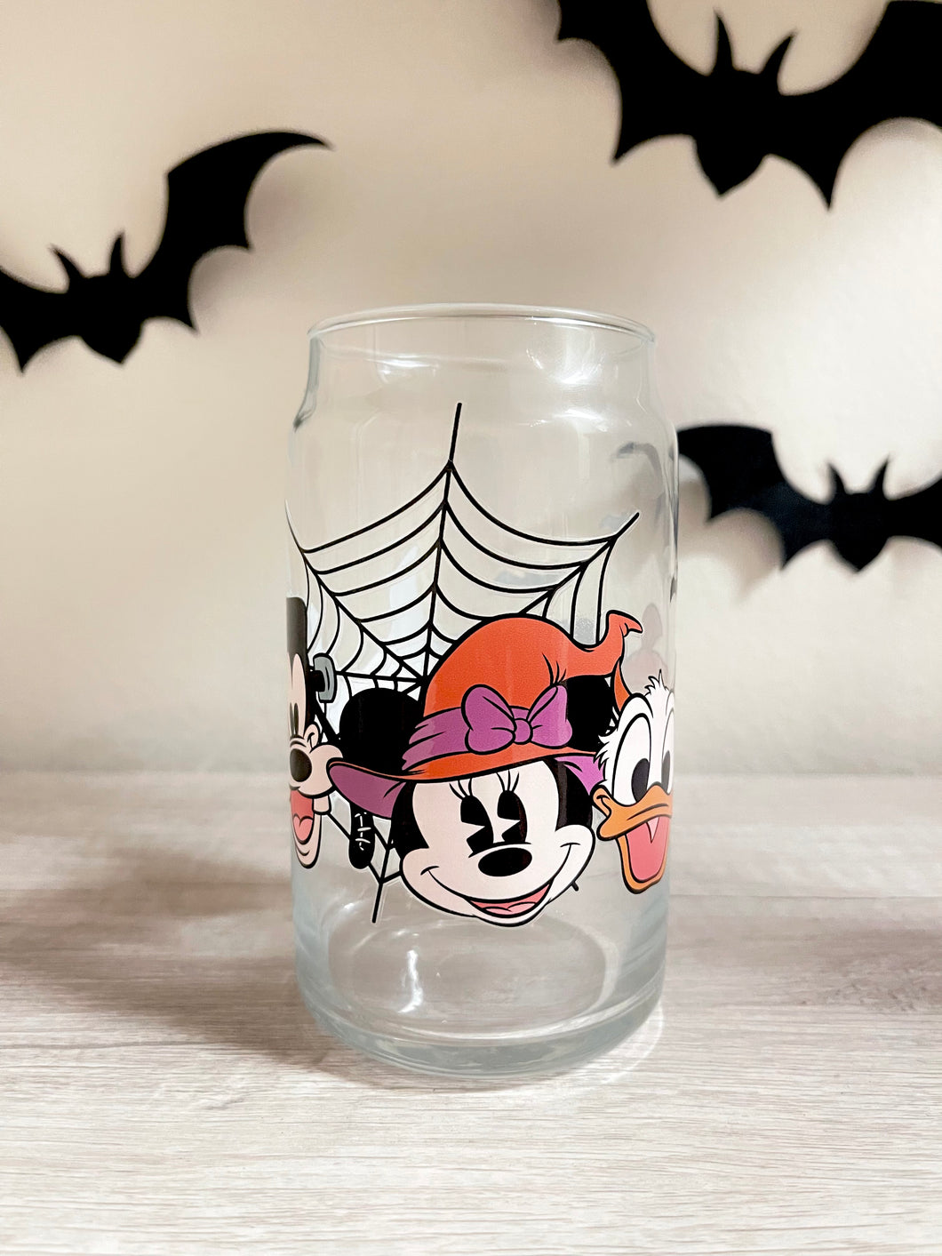 Spooky Friends Glass Cup